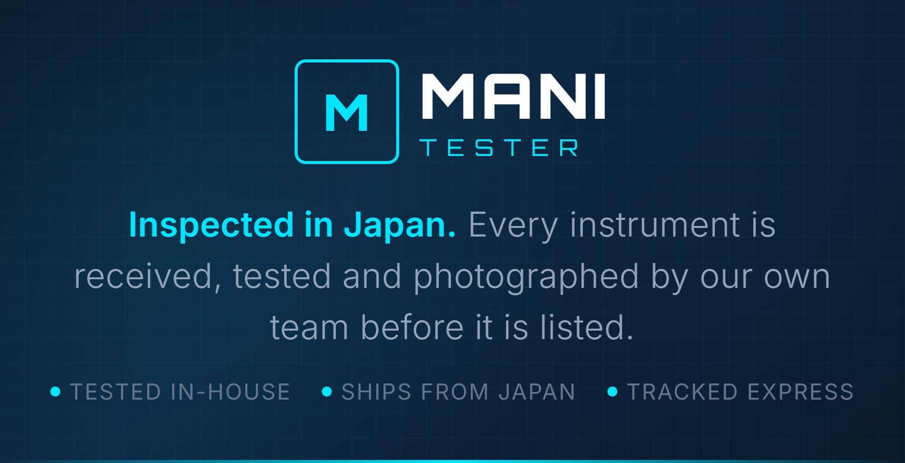 MANI TESTER